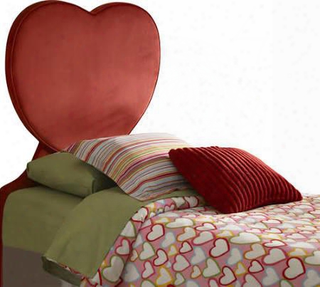 198-039 59" Heart Twin Size Headboard In