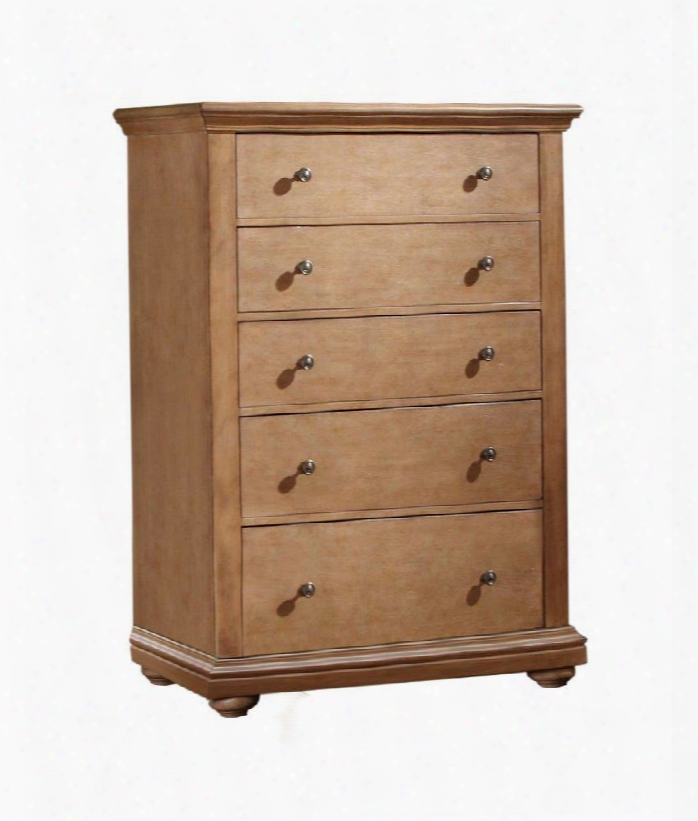 5100-150 Pathways 5 Drawer Chest In Sandstone With