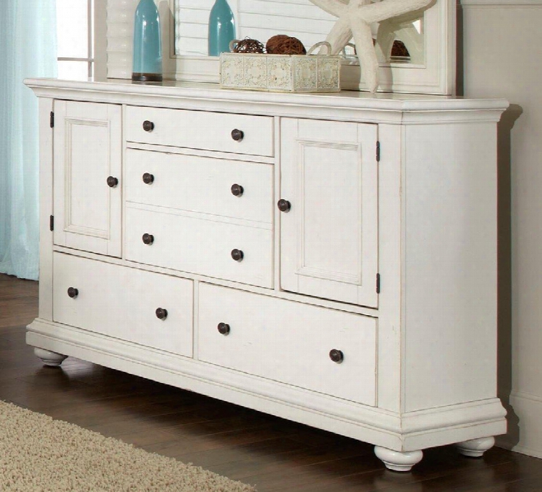 5110-252 Pathways Dresser In Antique Pure With