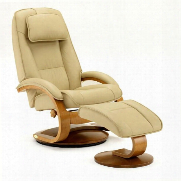 52-lo3-32-tt-103-ctctc 3 Cobbllestone (tan) Top Grain Leather Swivel Recliner With