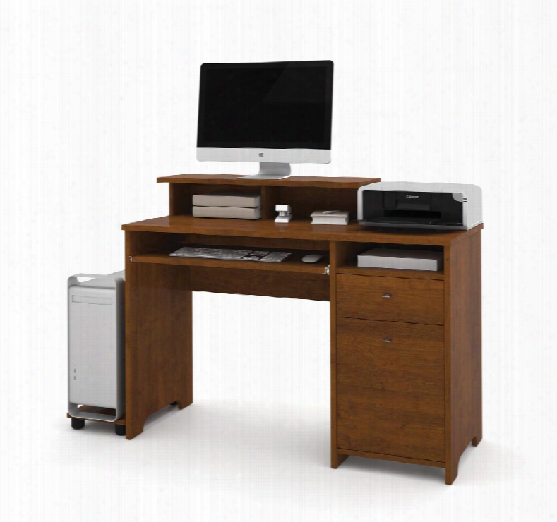 56400-1163 Legend Computer Workstation With Simple Pulls And Scratches Stains And Wear Resistant Surface In Tuscany