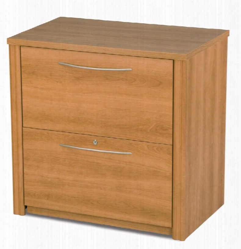 60630-3168 Embassy 30" Lateral File Including Two Drawers With Simple Pulls And Lock Drawer In Cappuccino