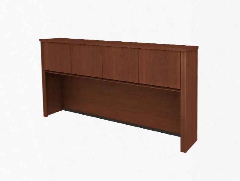 99520-1176 Prestige + Hutch For Credenza With Large Closed Storage Space In Cognac