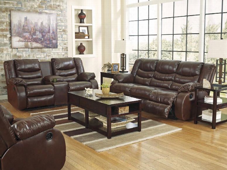 Linebacker Durablend 95201slr 3-piece Living Room Set With Sofa Loveseat And