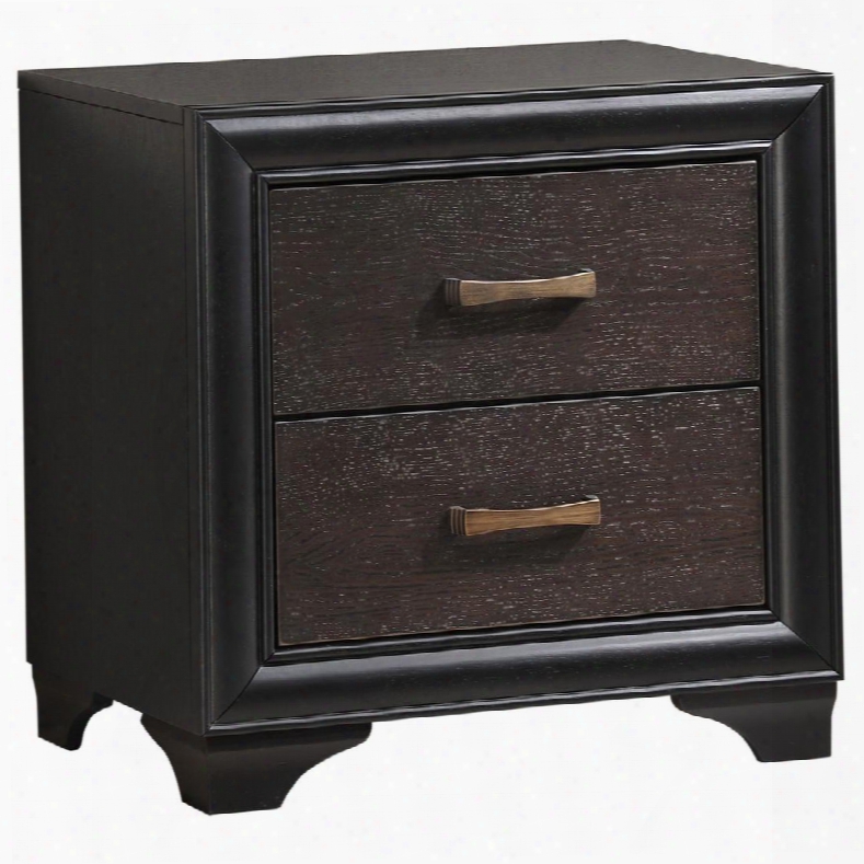 Mod-5221-wal Madison Nightstand In Walnut