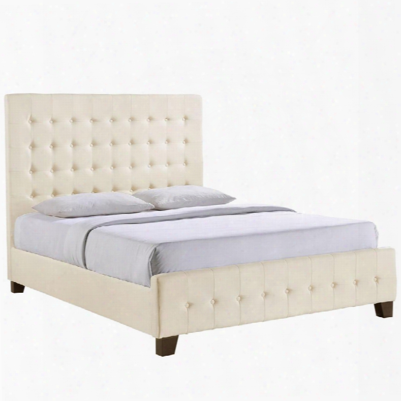 Mod-5229-ivo-set Skye Queen Bed Frame In Ivory