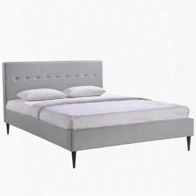 Mod-5231-gry-set Stacy Full Bed Frame In Sky Gray