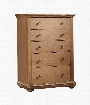 5100-150 Pathways 5 Drawer Chest in Sandstone With