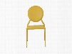 Set of Two Isabella Side Chairs in Yellow design by Euro Style