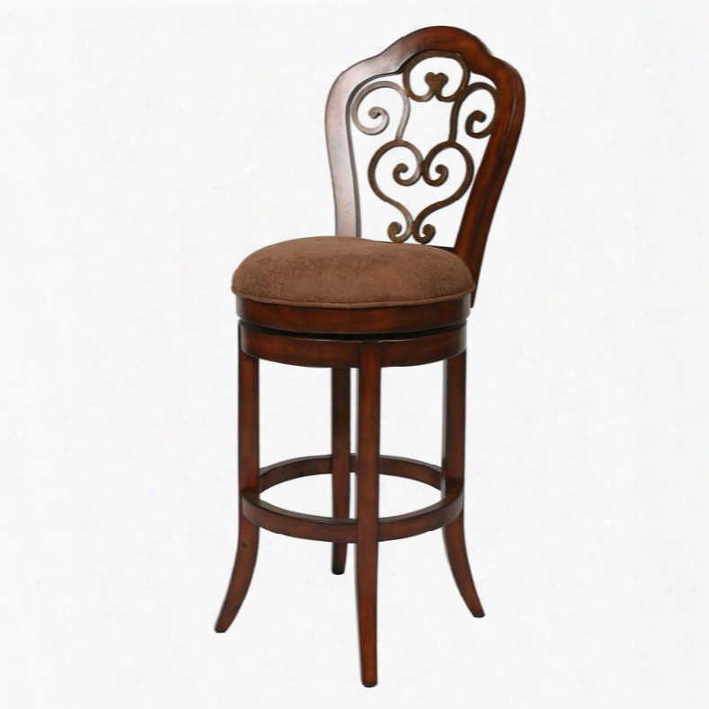 Qlcr21936465444 Carmel 26 In. Counter Height Swivel Barstool In