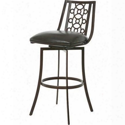 Qlvj219217943 Valentijn 30 In. Bar Height Swivel Barstool In