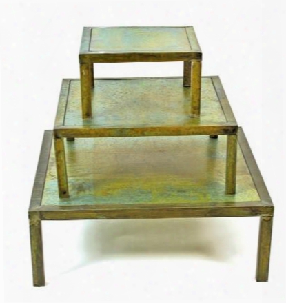 Set Of 3 Square Verdiris Tables Design By Skalny