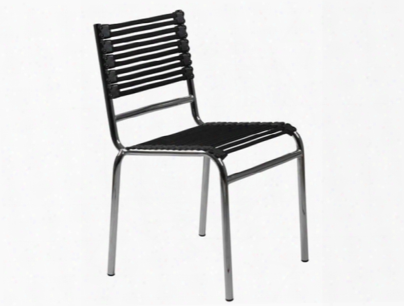 Set Of Four Bungie-s Flat Side Chairs Design By Euro Style