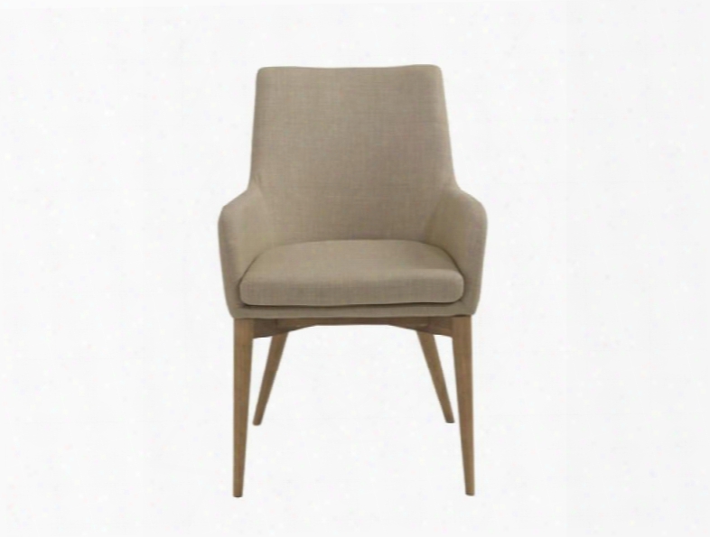 Set Of Two Calais Arm Chairs In Tan Design By Euro Style