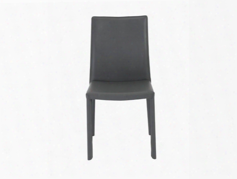 Set Of Two Hasina Side Chairs In Grey Design By Euro Style