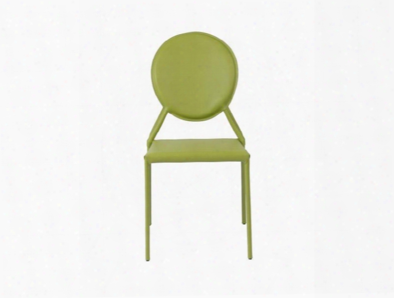 Set Of Two Isabella Side Chairs In Green Design By Euro Style