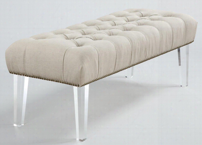 Tov-o18 Stella Beige Linen Lucite