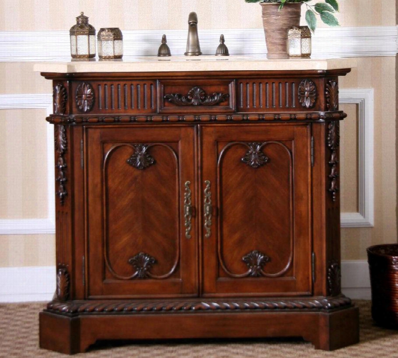 W5303-11 Sink Chest In Dark Cherry