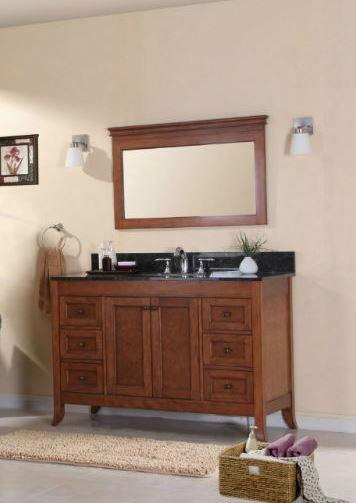 Wlf6078-48+top 48 Single Sink Cabinet-matching Granite From Wlf5016 Wlf5020 Wlf5048 Wlf6012 Wlf6018 In