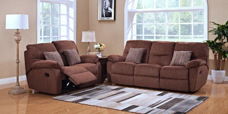 2211232fdgsl Cheshire 2 Piece Power Recline Living Room Set With Sofa And Loveseat In