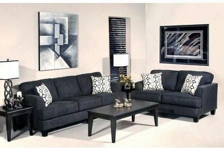 662077sl Raven 2 Pc Living Room Set Sofa +