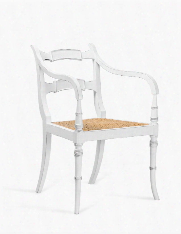 Adam Arm Chair In White Design By Bungalow 5