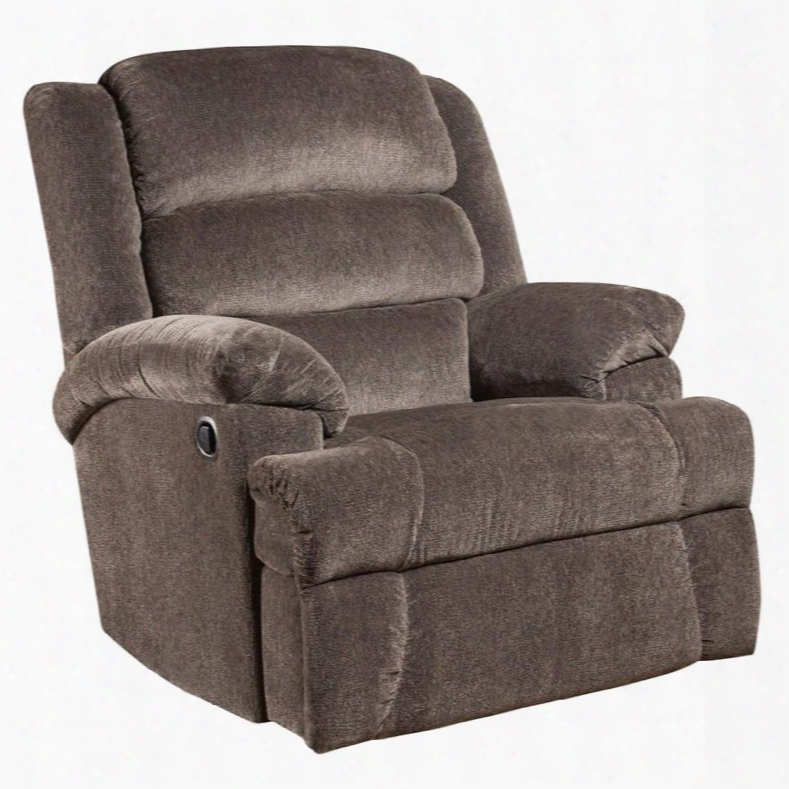 Big And Tall 350 Lb. Capacity Aynsley Charcoal Microfiber Rocker