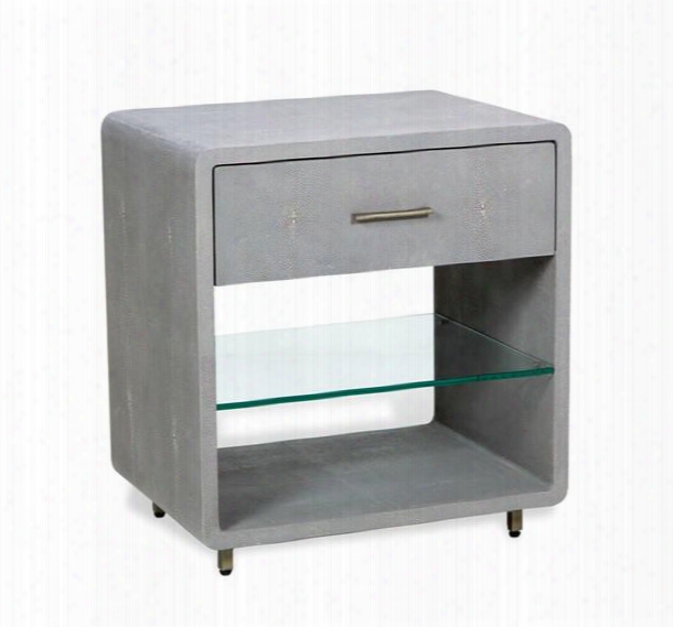 Calypso Bedside Chest In Grey Design By Interlude Home