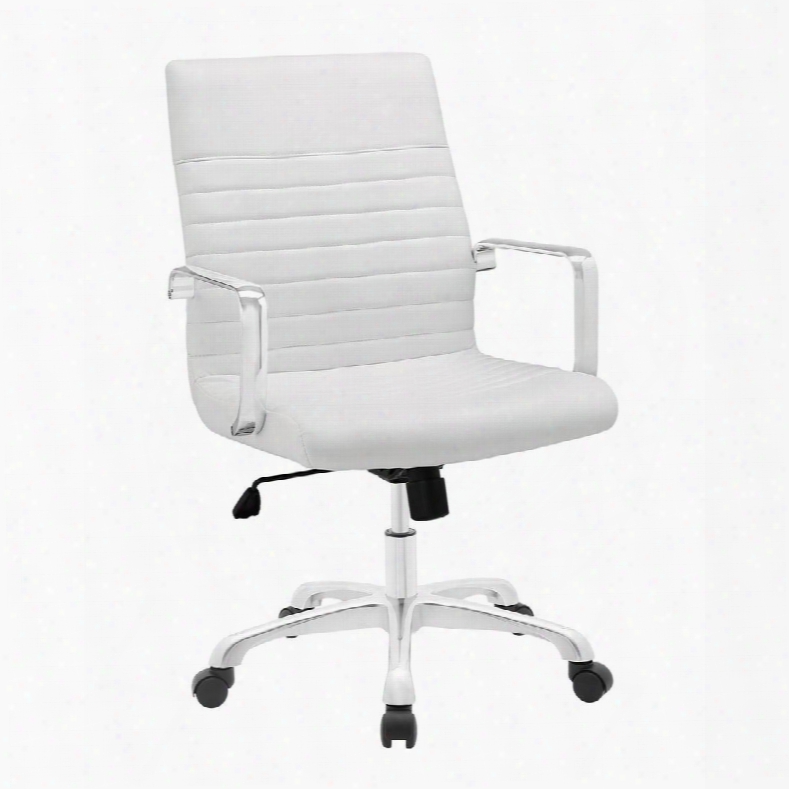 Eei-1534-whi Finesse Mid Back Office Chair In White