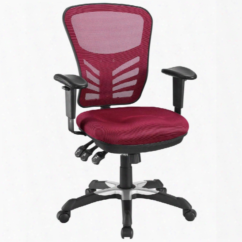 Eei-757-red Articulate Office Chair In Red