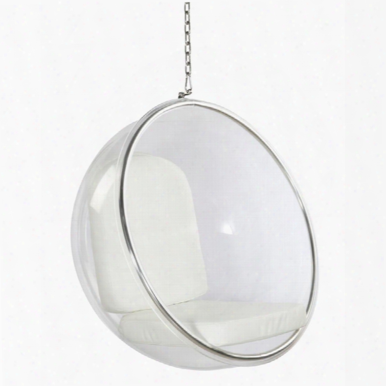 Fmi1122-white Bubble Hanging Chair