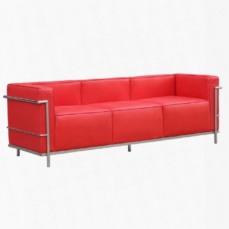 Fmi2204-red Grand Lc3 Sofa