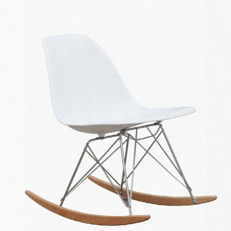 Fmi4014-white Rocker Side Chair