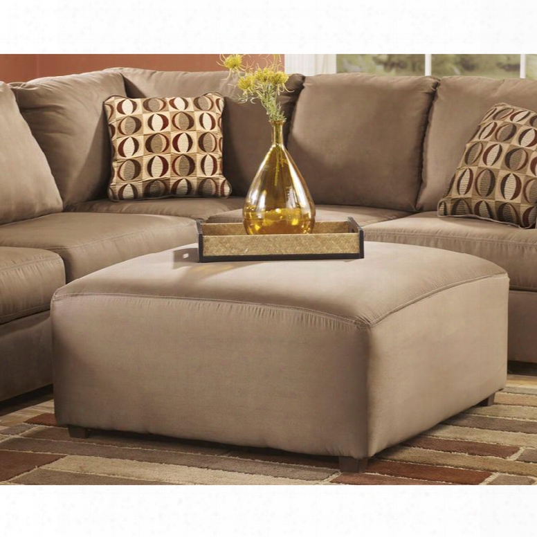 Fsd-8059ott-moc-gg Signature Design By Ashley Cowan Oversized Ottoman In Mocha