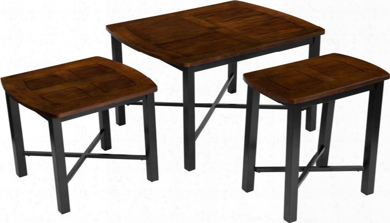 Fsd-ts3-63dbz-gg Signature Design By Ashley Fletcher 3 Piece Occasional Table