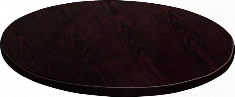Gm-wal-ven-48rd-gg 48' Round Veneer Table Top In Walnut