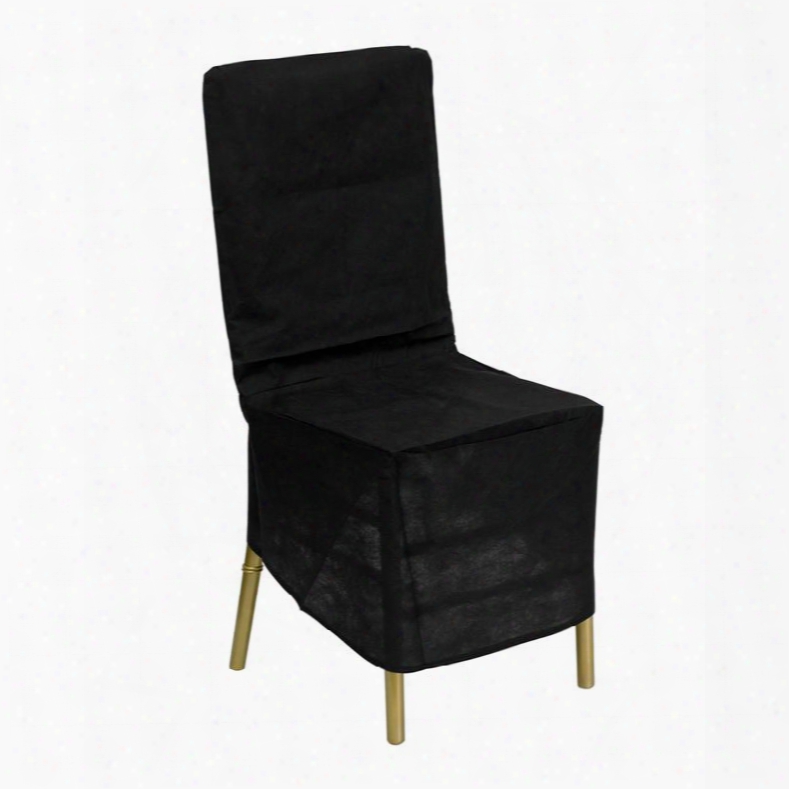 Le-cover-gg Black Fabric Chiavari Chair Storage