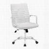 EEI-1534-WHI Finesse Mid Back Office Chair in White