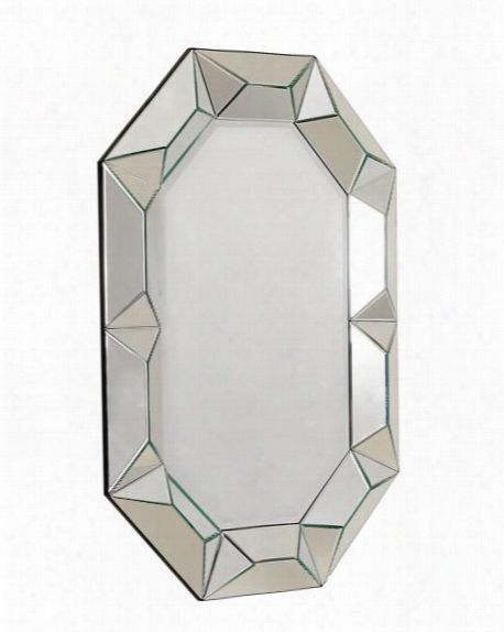 Temptation Ariel Collection Vgwctem-8zj002 34" X 48" Mirror Ith Murano Style And Piano Baking Gloss Finish In