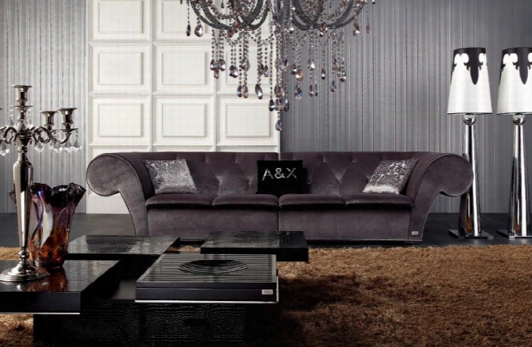 Vgunax023 A&x Transitilnal Fabric 4 Seater Sofa -