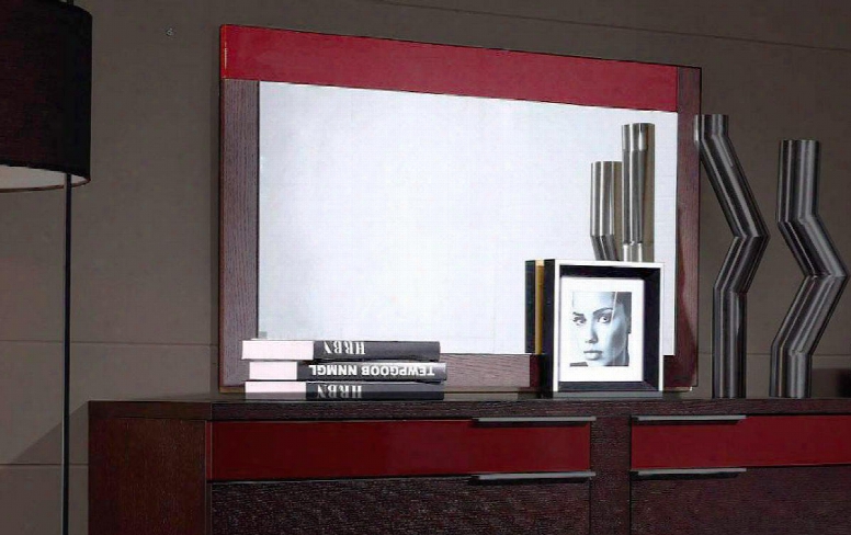 Vgwcrimini-m Modrest Rimini 40" Rectangular Retro Bedroom Mirror With Class Style Design In