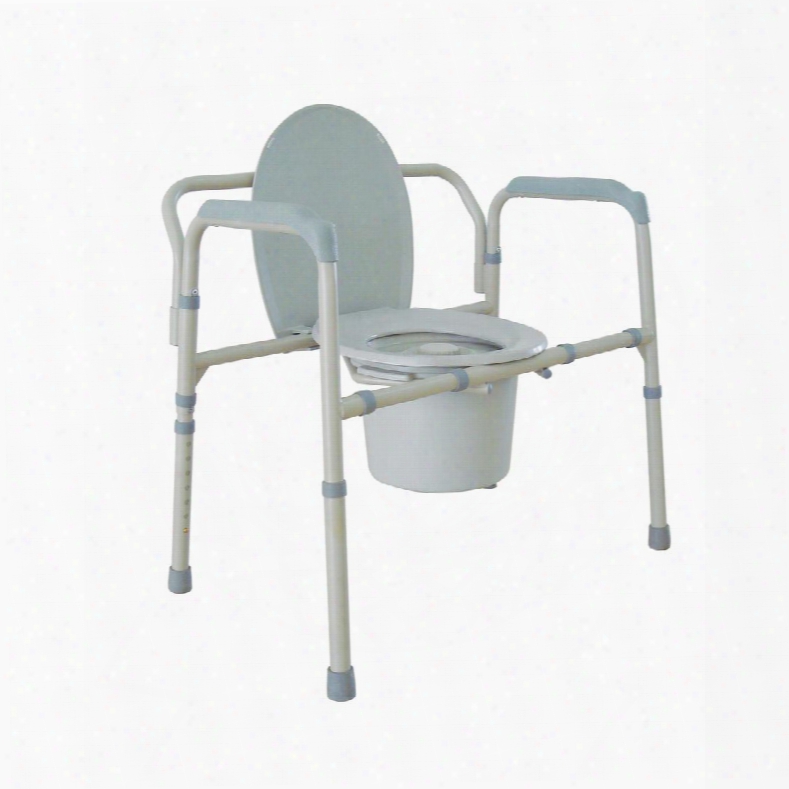 11117n-1 Heavy Duty Bariatric Folding Bedside Commode