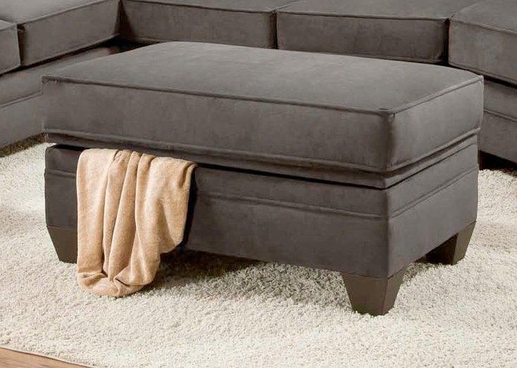 183806-4040-fs Cupertino Storage Ottoman - Flannel