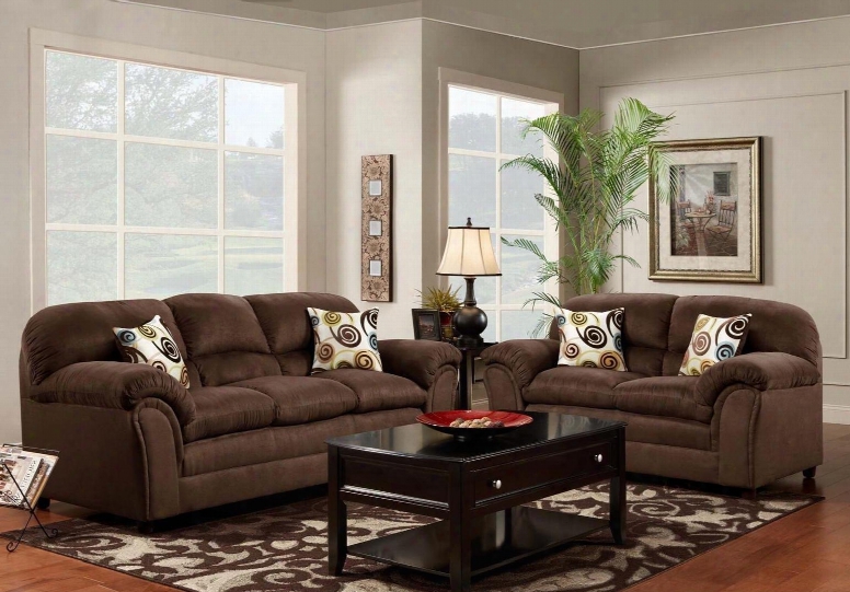 471250sfcl Joyce Sofa + Loveseat With 16 Gauge Border Wire Toss Pillows Sinuous Springing System Solid Kiln Dried Hardwoods And Engineered Products In