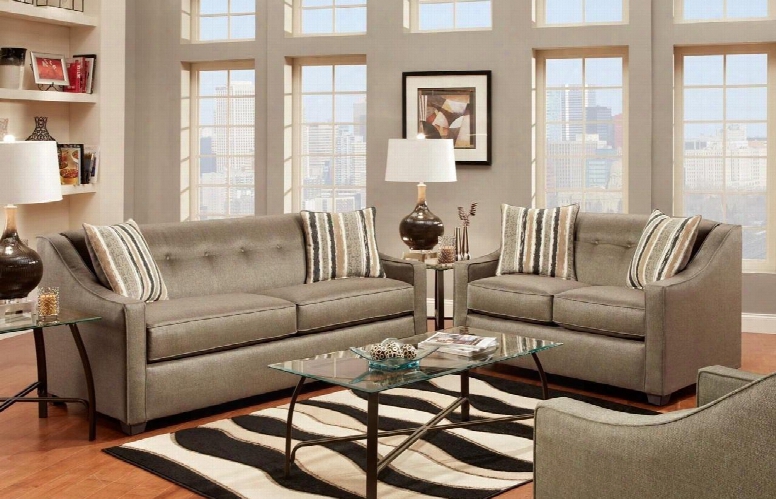 475440sspl Brittany Sofa + Loveseat With 16 Gauge Border Wire Kiln Dried Hardwood Frames Throw Pillows Sinuous Springs And Sewn Pillow Cushions In Stoked