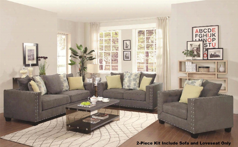 50142s1ls 2 Piece Kit Kelvington With One Tuxedo Sofa And One Loveseat In