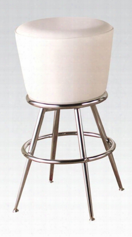 70942 Tashara Bar Stool W/swivel (set-2) Chrome &