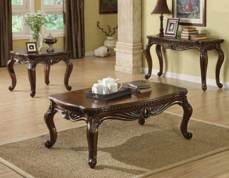 8006456 Remington 3 Pc Table Sets With Coffee Table + End Table + Sofa Table In Cherry