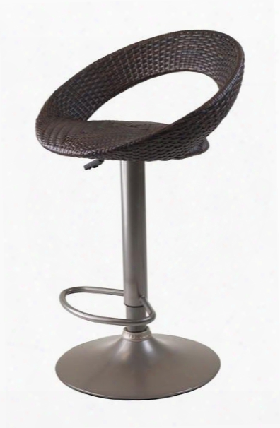 93138 Bali Adjustable Airlift Stool Woven