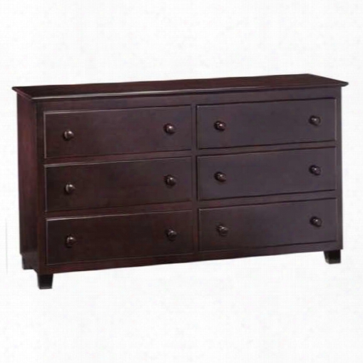 C-68651 Atlantic 6 Drawer 54 Inch Dresser In